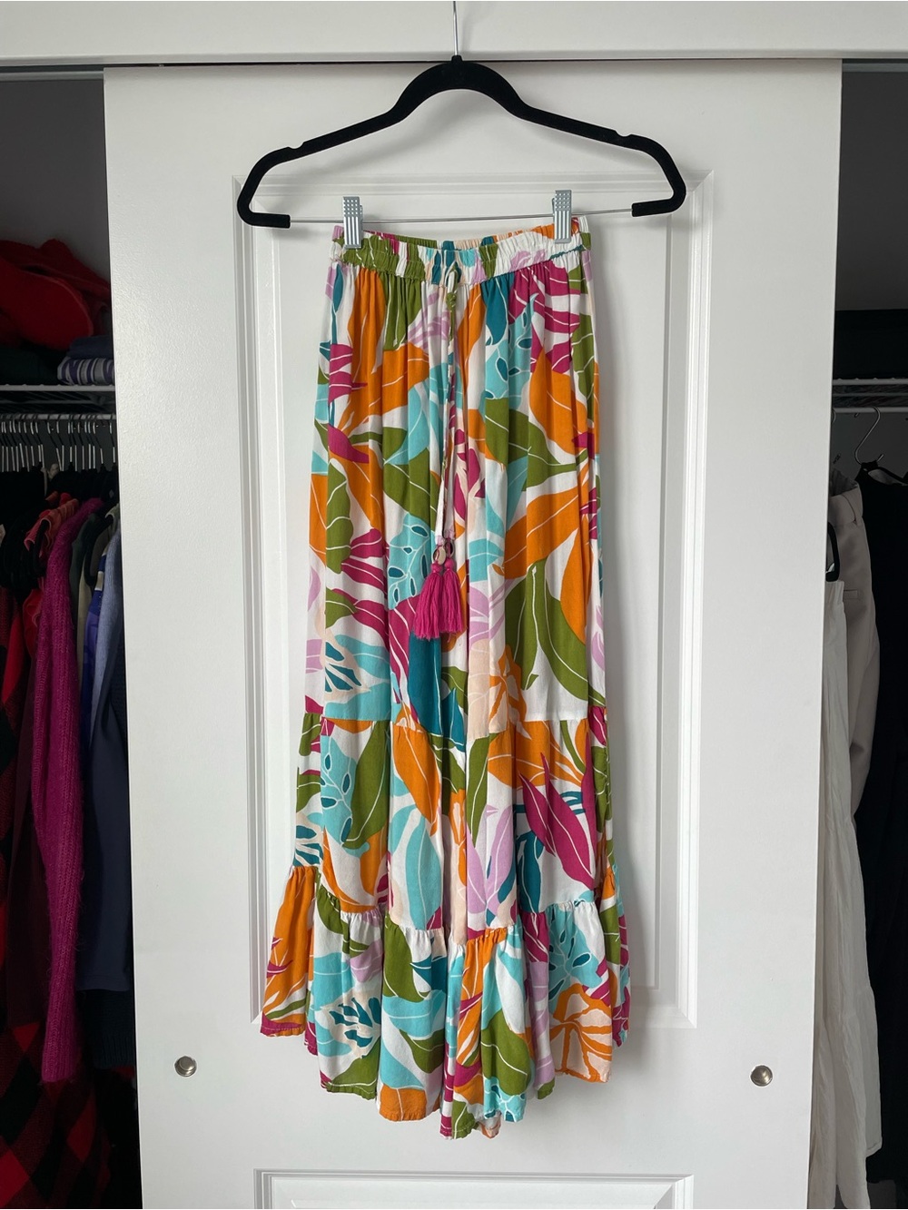 Boho Floral Maxi Pant in Multi